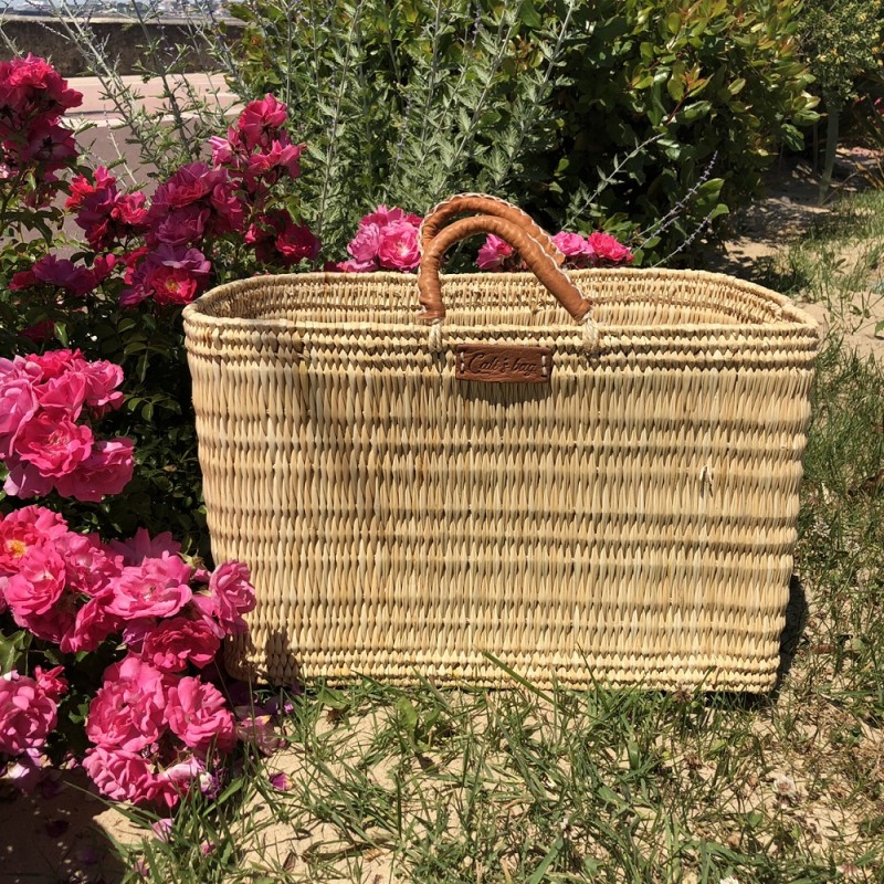 Large basket in Natural Rush