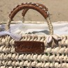 Petit panier en palmier nain & coquillage