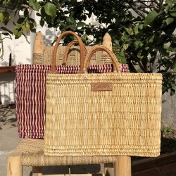 Large basket in rush